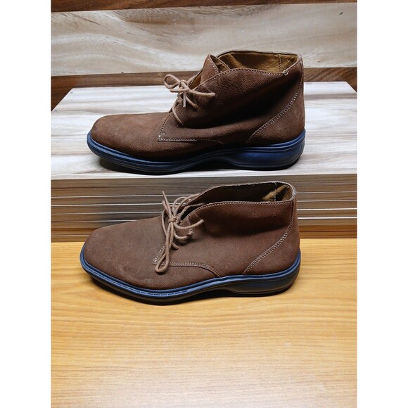 DR. COMFORT Aetrex Brown Suede Boots Diabetic Pressure Relief 9 EXTRA WIDE 7930 - Picture 4 of 10
